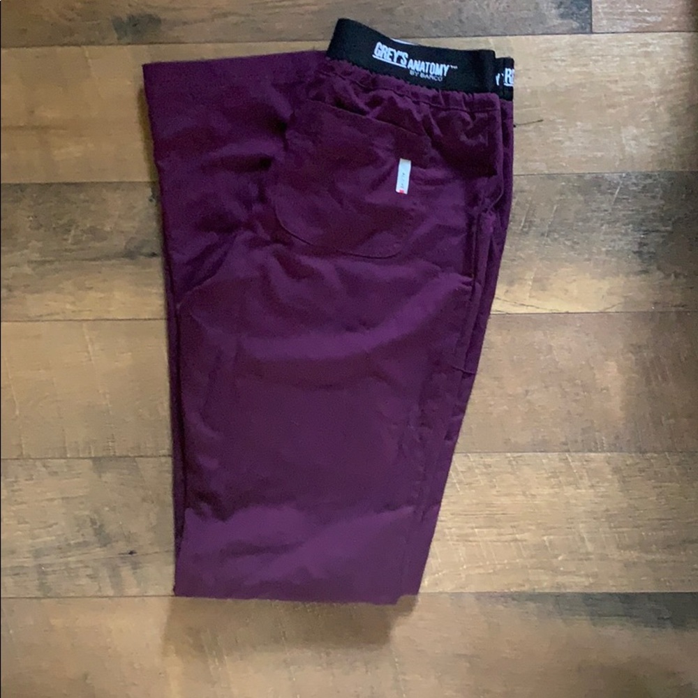 Eggplant Greys Anatomy Scrub Pants